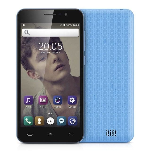 Homtom HT16 5.0 Inch 3G Smartphone Android 6.0 MTK6580 Quad Core 1.3GHz 1GB RAM 8GB ROM Mobile Phones GPS A-GPS Bluetooth 4.0