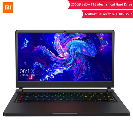 Original Xiaomi Gaming Laptop 15.6 inch GTX 1060 Mi Notebook 8th Enhance SSD 256G+1TB i7 Six-Core 16GB/i5 Quad Core 8GB Computer