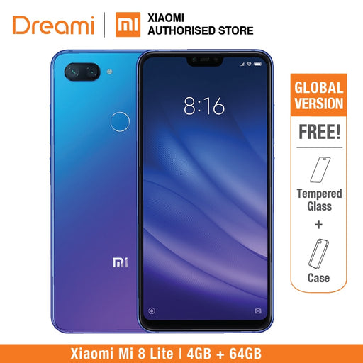 Global Version Xiaomi Mi 8 Lite 64GB 4GB Ram (Brand New and Sealed) mi8 lite 64gb