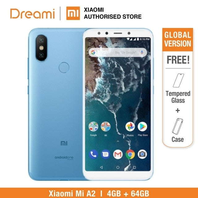 Global Version Xiaomi Mi A2 64GB ROM 4GB RAM ( Brand New and Sealed) mia2 64gb