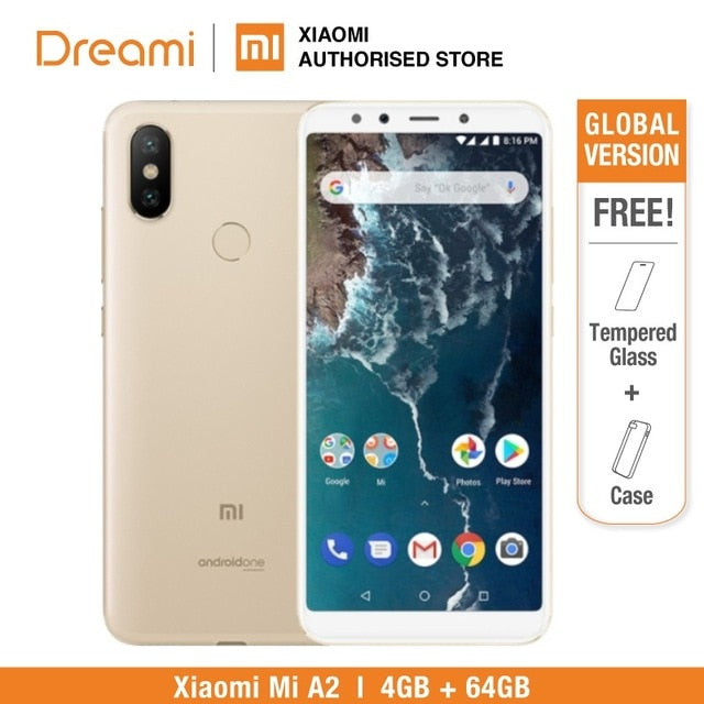 Global Version Xiaomi Mi A2 64GB ROM 4GB RAM ( Brand New and Sealed) mia2 64gb
