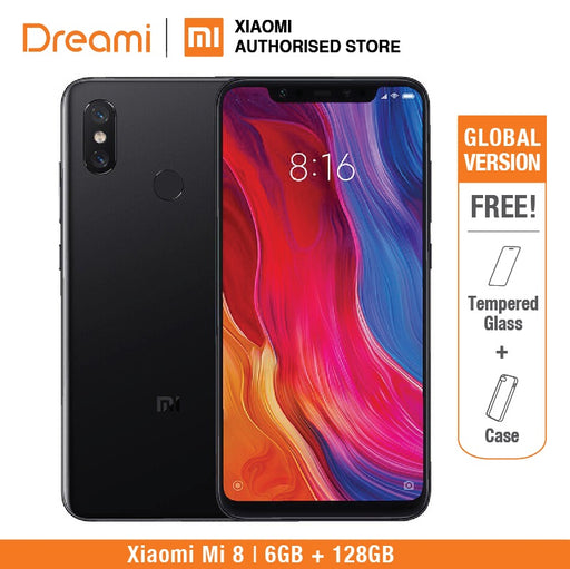 Global Version Xiaomi Mi 8 128GB Rom 6GB Rom (Brand New and Sealed) mi8 128