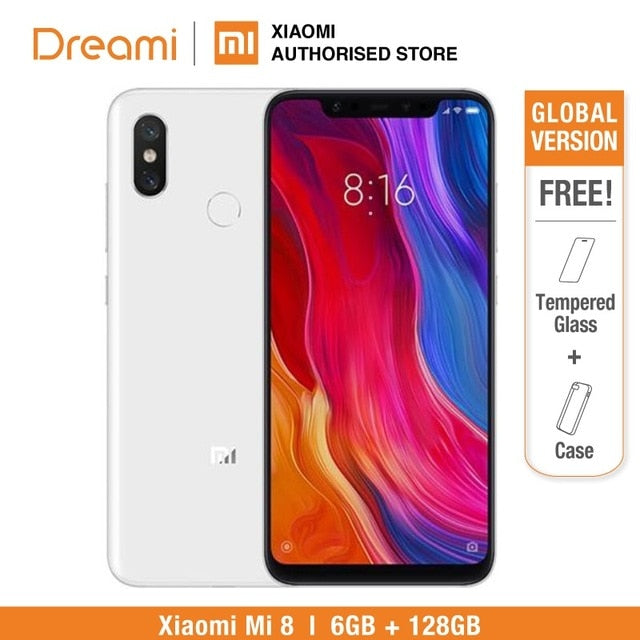Global Version Xiaomi Mi 8 128GB Rom 6GB Rom (Brand New and Sealed) mi8 128