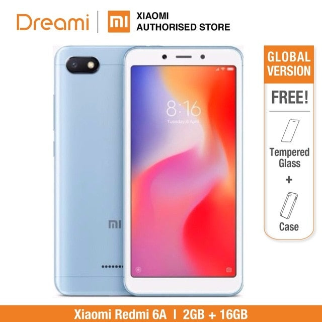 Global Version Xiaomi Redmi 6A 16GB ROM 2GB RAM (Brand New and Sealed) Redmi6a 16GB