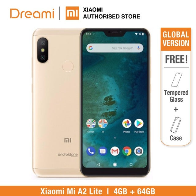 Global Version Xiaomi Mi A2 Lite 64GB ROM 4GB RAM (Brand New and Sealed)